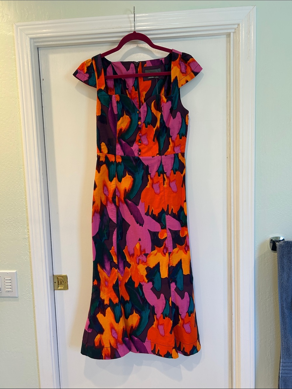 Anthropologie The Cecily Fit & Flare Sweetheart Dress-NWT!!! - Picture 3 of 15
